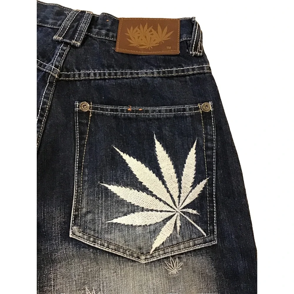 Victorious Urban Couture Jean Denim Shorts Mens Sz 30 Big Mary Jane 90s Y2K